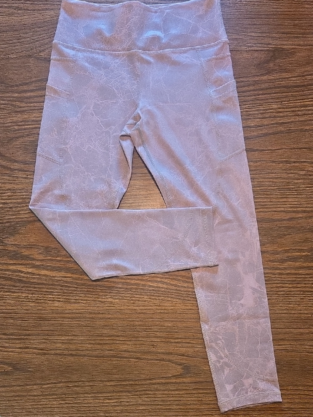 Womens' Zyia Athletic Leggings in Light Pink - Comfort Stretch